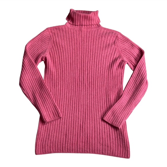 Johnston’s of Elgin Scotland Cashmere Roll-Collar Turtleneck Jumper Sweater 38/L - Picture 1 of 10